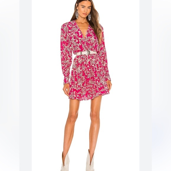 ISABEL MARANT ETOILE Capucine Mini Dress in Pink- FR 36 (US 4) - Picture 1 of 10